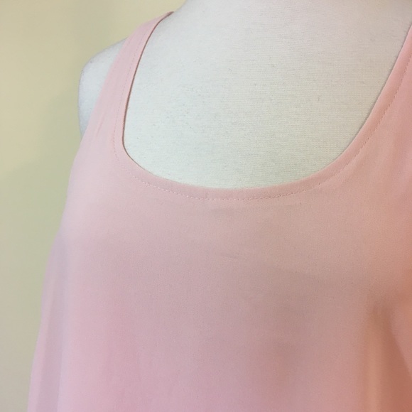 Blush Asymmetrical Ruffled Chiffon Mini Dress - Picture 6 of 8